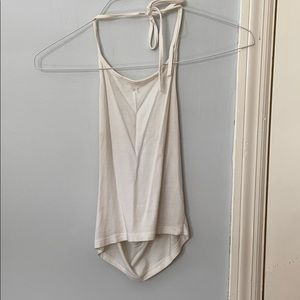Brandy Melville white halter tank